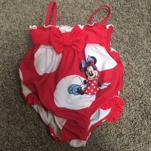 9-12 Month Minnie Mouse swim suit. Good condition.